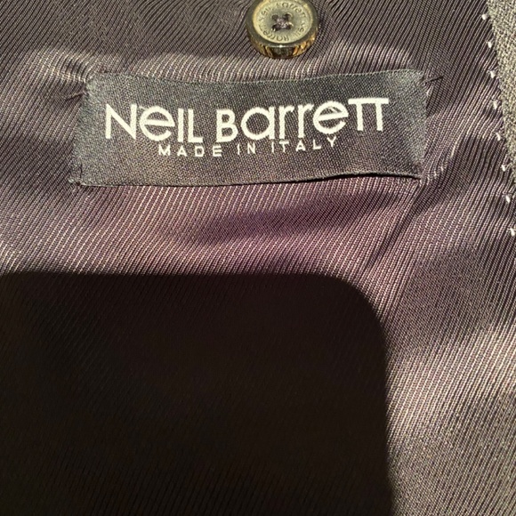 NEIL BARRETT Mens Blazer Grey Size 52 - Picture 5 of 7